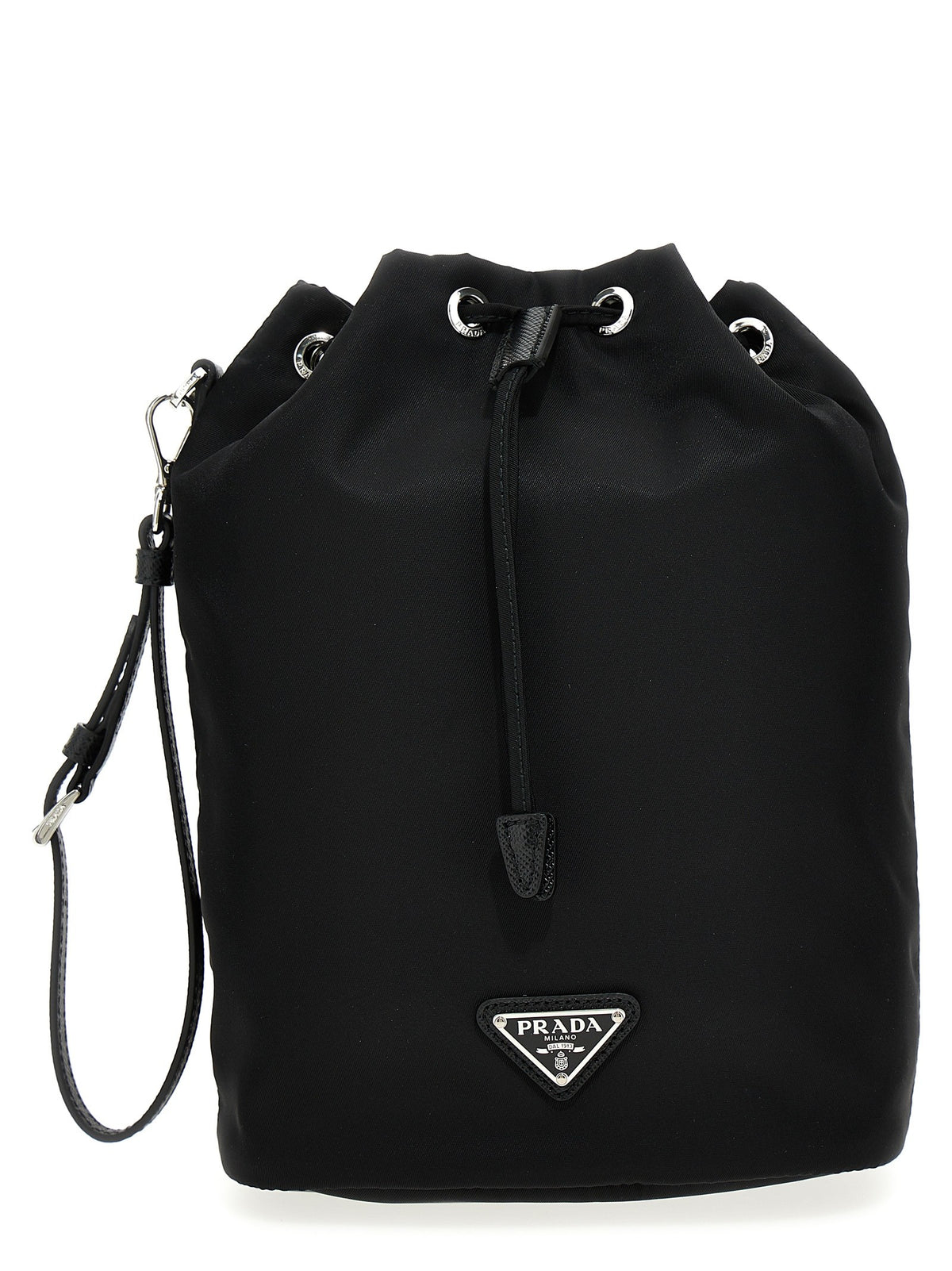 PRADA Re Nylon Bucket Bag Black