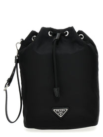 PRADA Re Nylon Bucket Bag Black