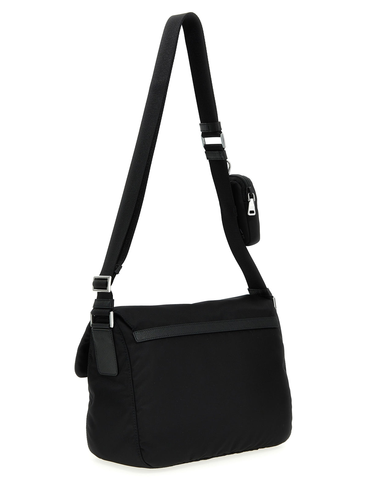 PRADA Re Nylon Crossbody Bag Black