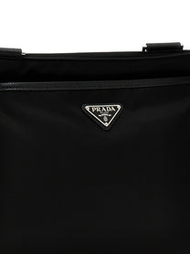 PRADA Re Nylon Crossbody Bag Black