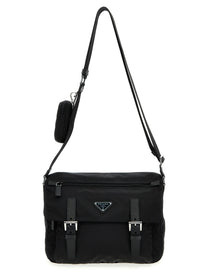 PRADA Re Nylon Crossbody Bag Black
