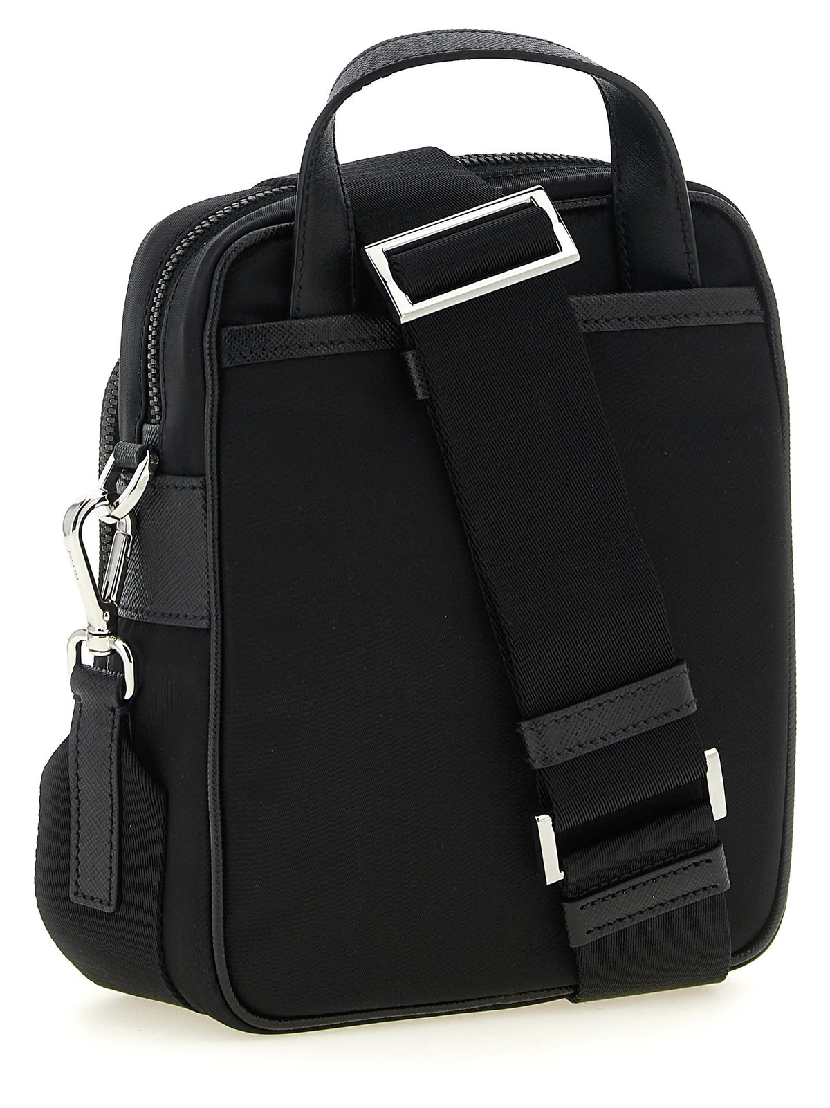 PRADA Re Nylon Crossbody Bag Black