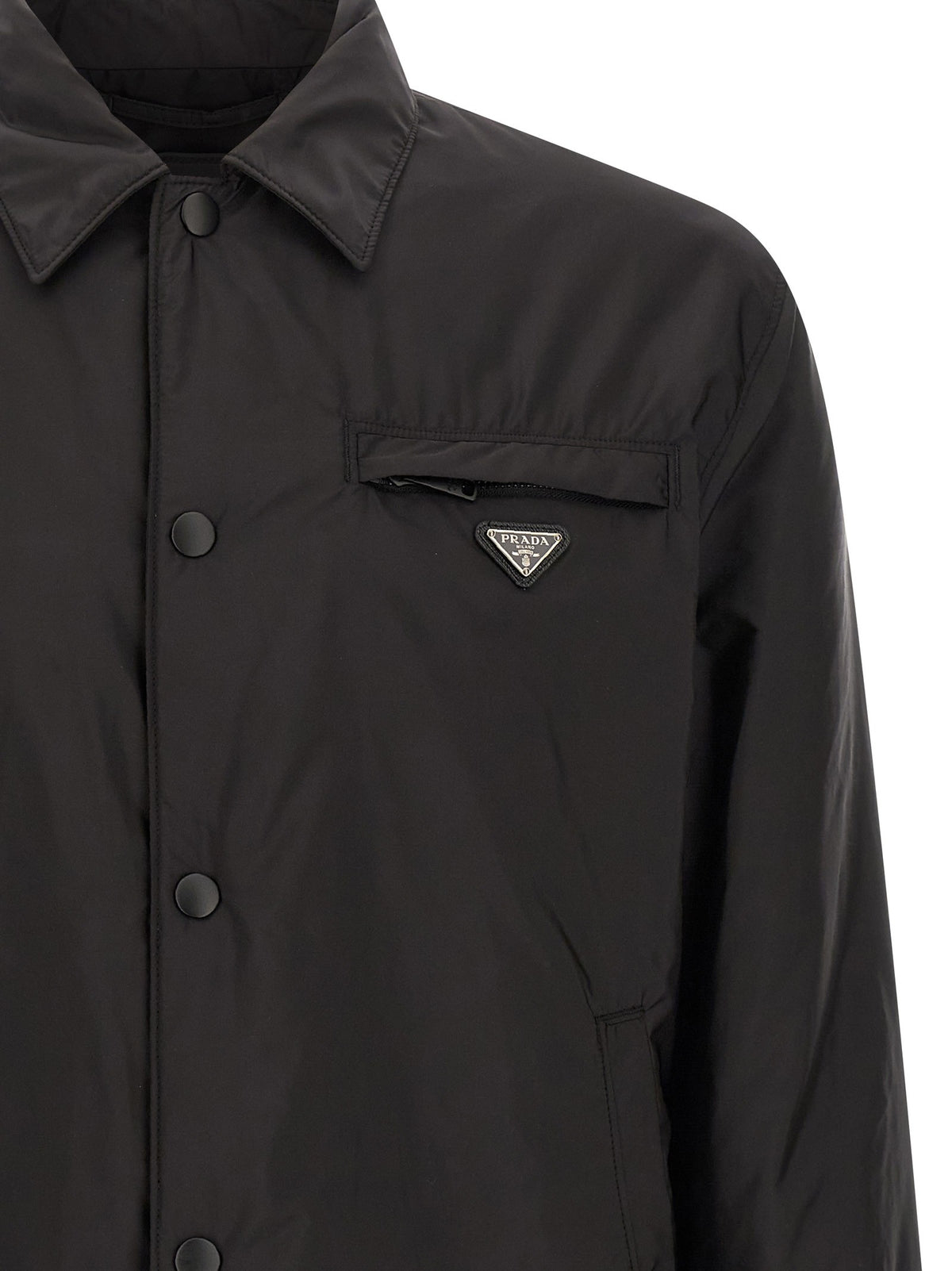PRADA Re Nylon Feather Jacket Black