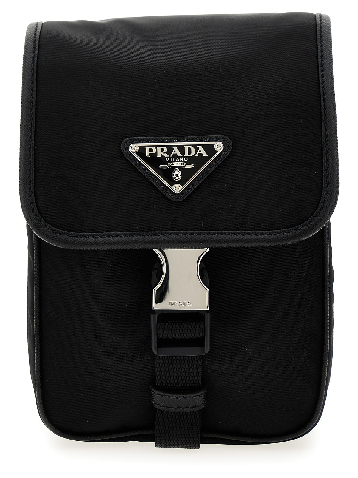 PRADA Re Nylon Crossbody Bag Black