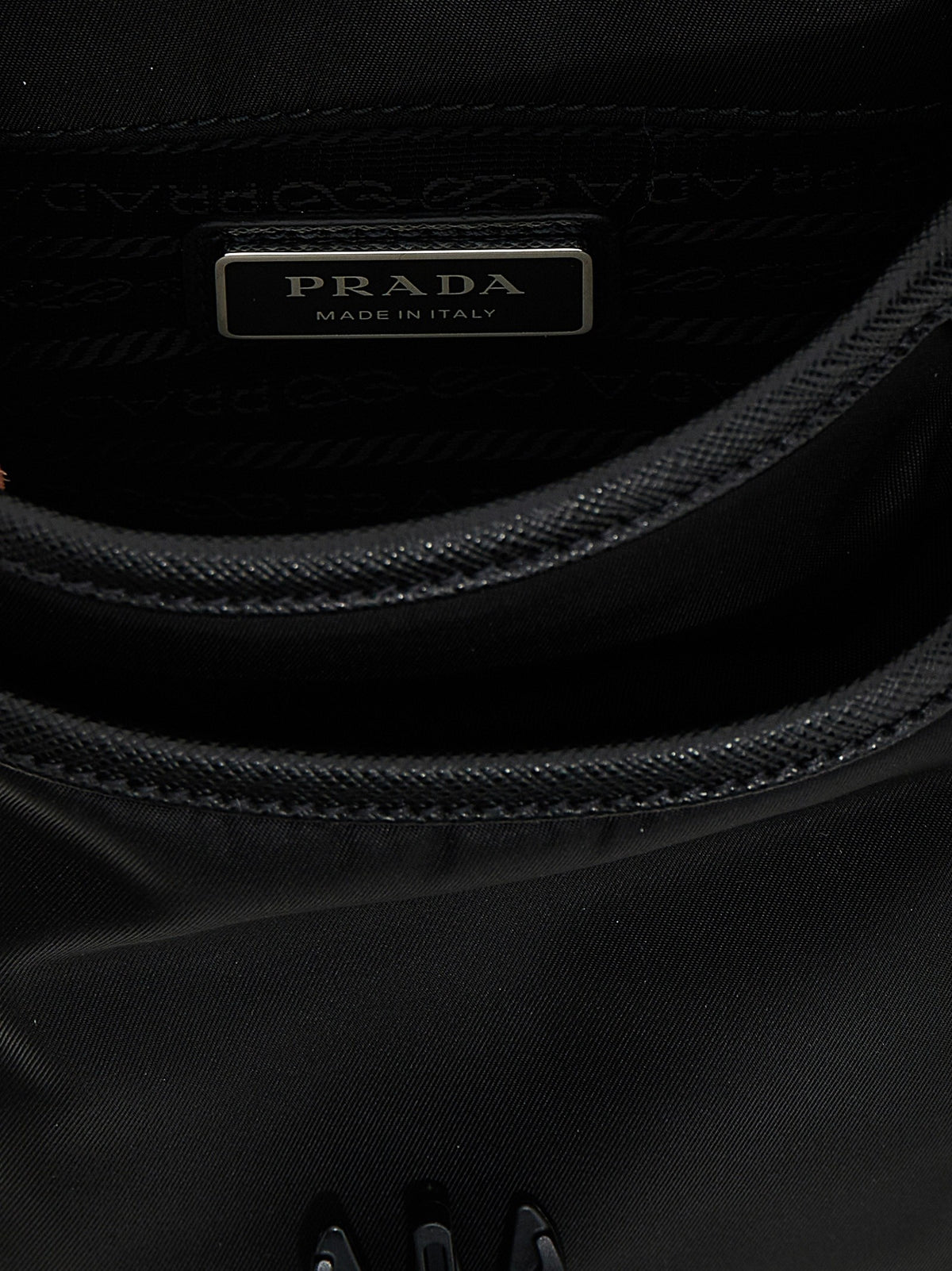 PRADA Re Nylon Crossbody Bag Black
