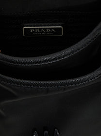 PRADA Re Nylon Crossbody Bag Black