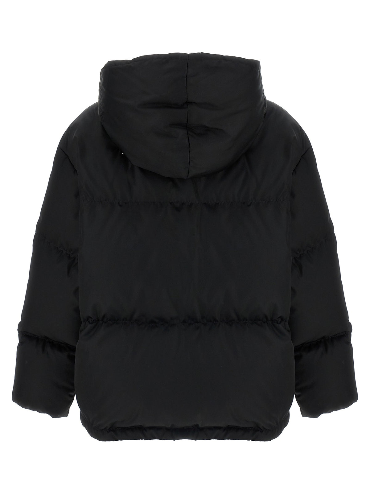 PRADA Re Nylon Maxi Down Jacket Black