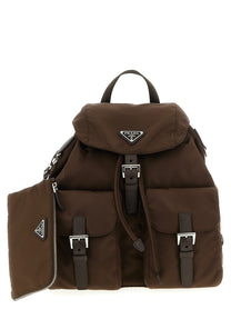 PRADA Re Nylon Medium Backpack Brown