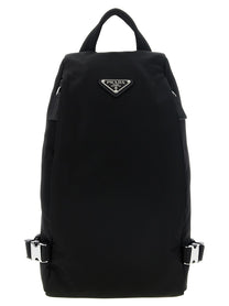 PRADA Re Nylon One Shoulder Backpack Black