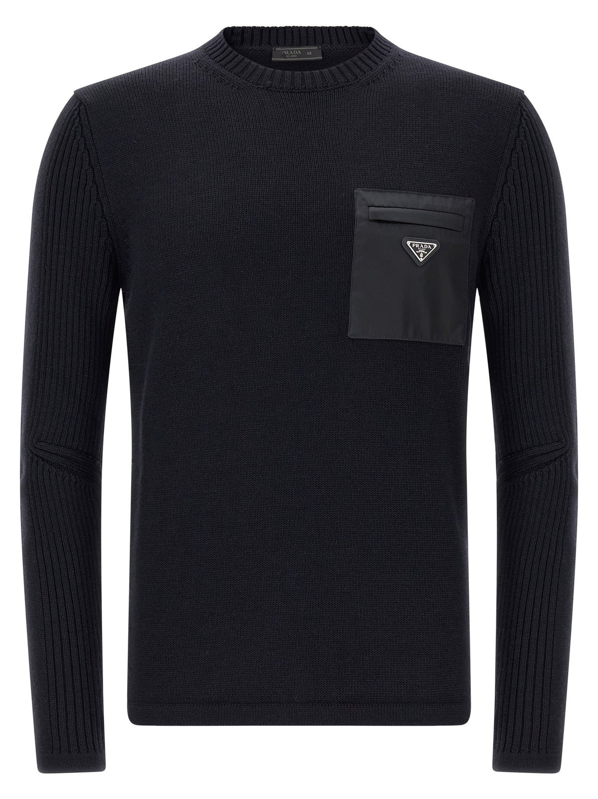 PRADA Re Nylon Pocket Sweater Blue