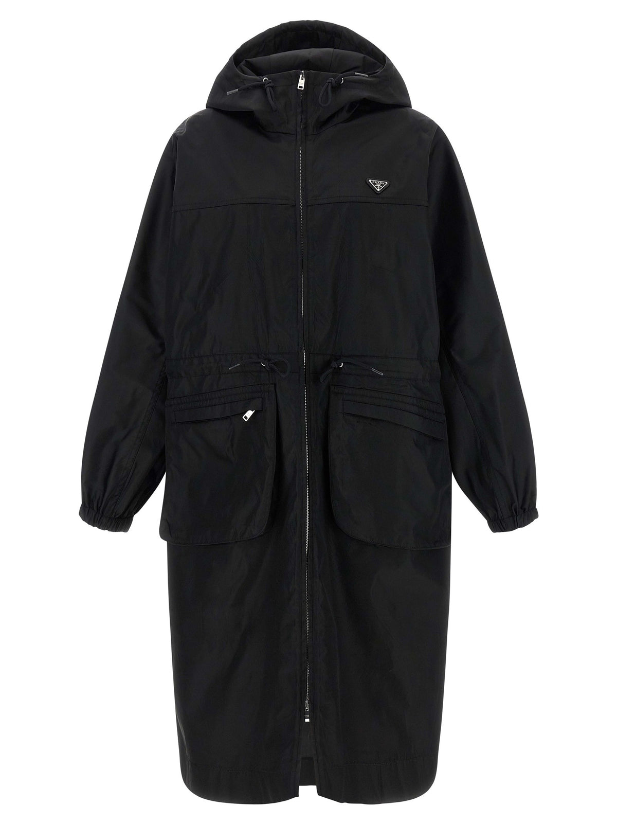 PRADA Re Nylon Raincoat Black