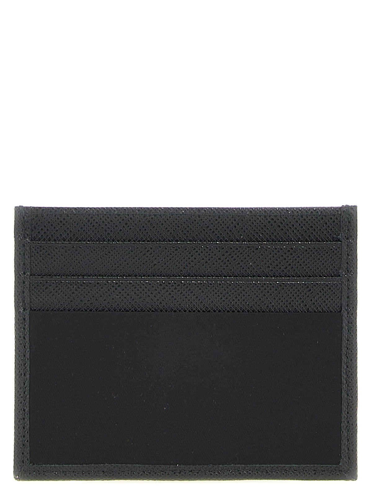 PRADA Re Nylon Saffiano Cardholder Black