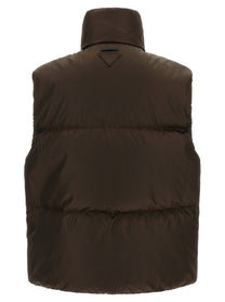 PRADA Re Nylon Vest Brown, view 2