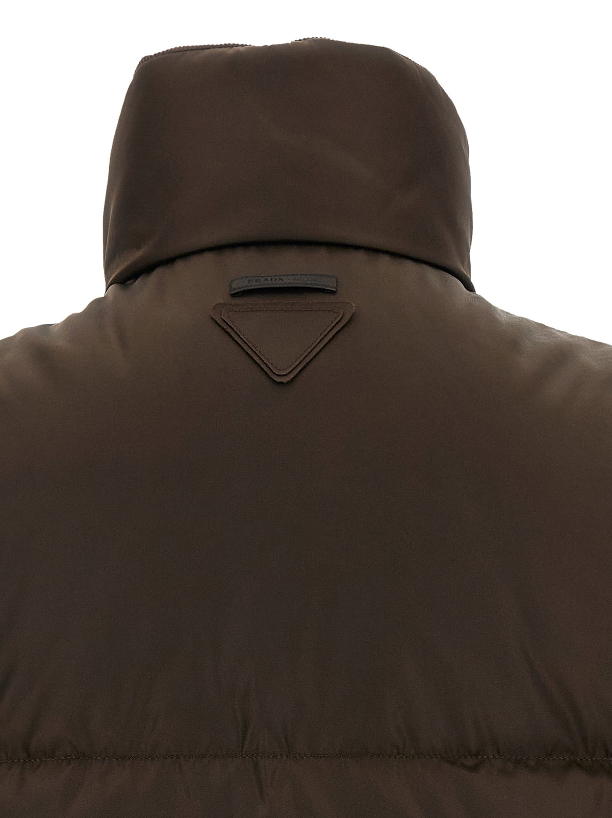 PRADA Re Nylon Vest Brown, view 5