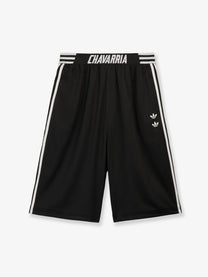adidas Originals x Willy Chavarria Men's Recycled Nylon Bermuda Shorts Black