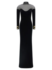 Elisabetta Franchi Red Carpet Dress Black