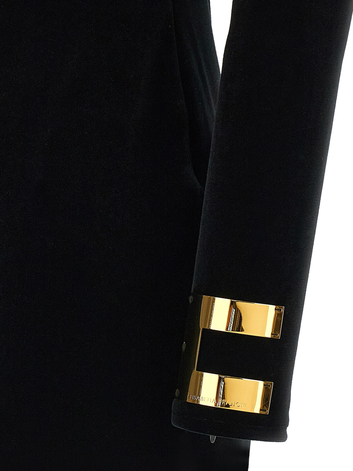 Elisabetta Franchi Red Carpet Dress Black
