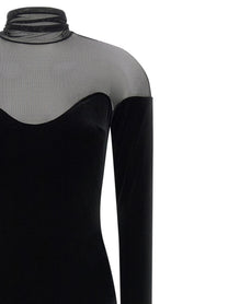 Elisabetta Franchi Red Carpet Dress Black