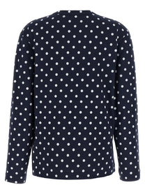 Comme Des Garcons Play Red Emblem Shirt Blue, view 2