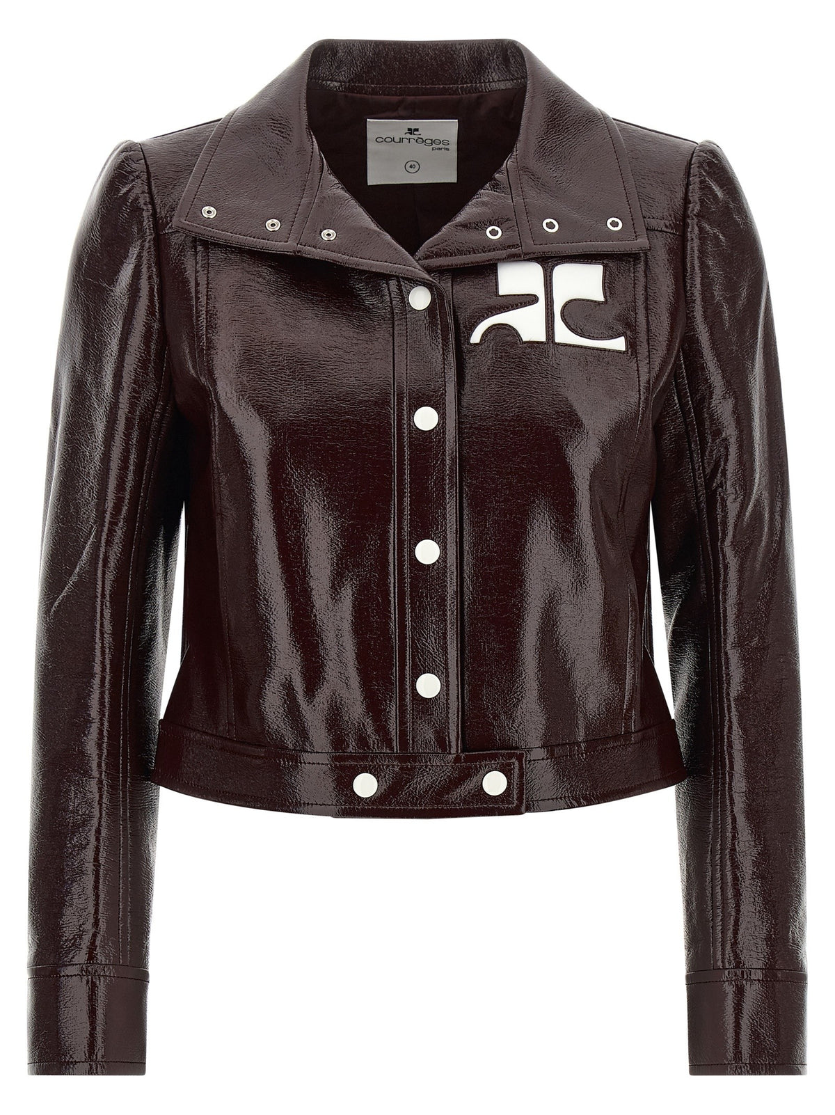 courrèges Reedition Vinyl Jacket Red