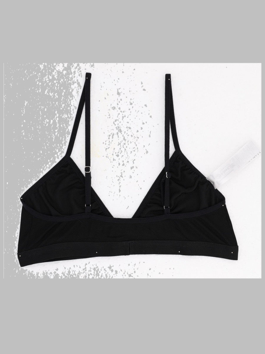 MM6 Maison Margiela Women's Reggiseno Triangolo Black