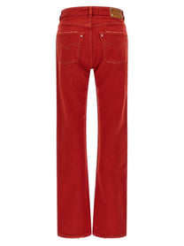 ISABEL MARANT Regular Daya Jeans Red