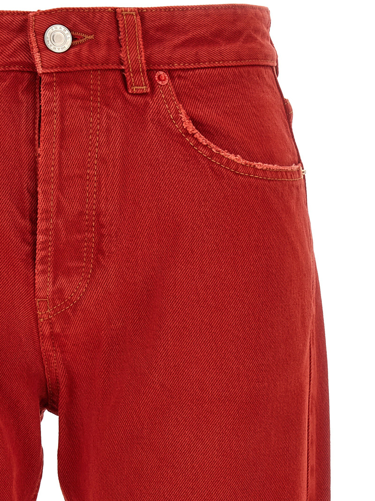 ISABEL MARANT Regular Daya Jeans Red