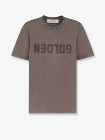 Golden Goose Men's Regular Distressed Cotton Shirt Grey