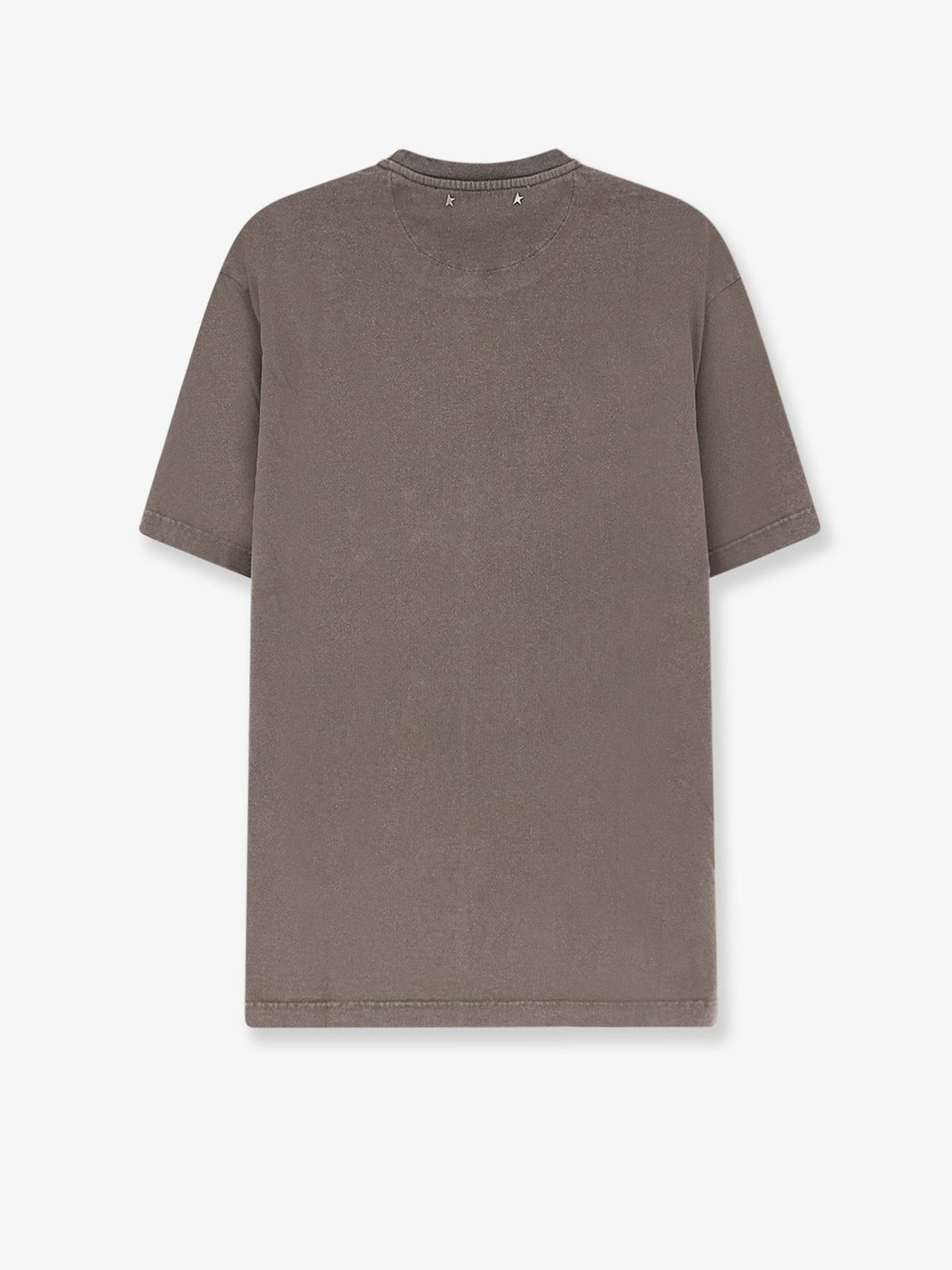 Golden Goose Men's Regular Distressed Cotton Shirt Grey
