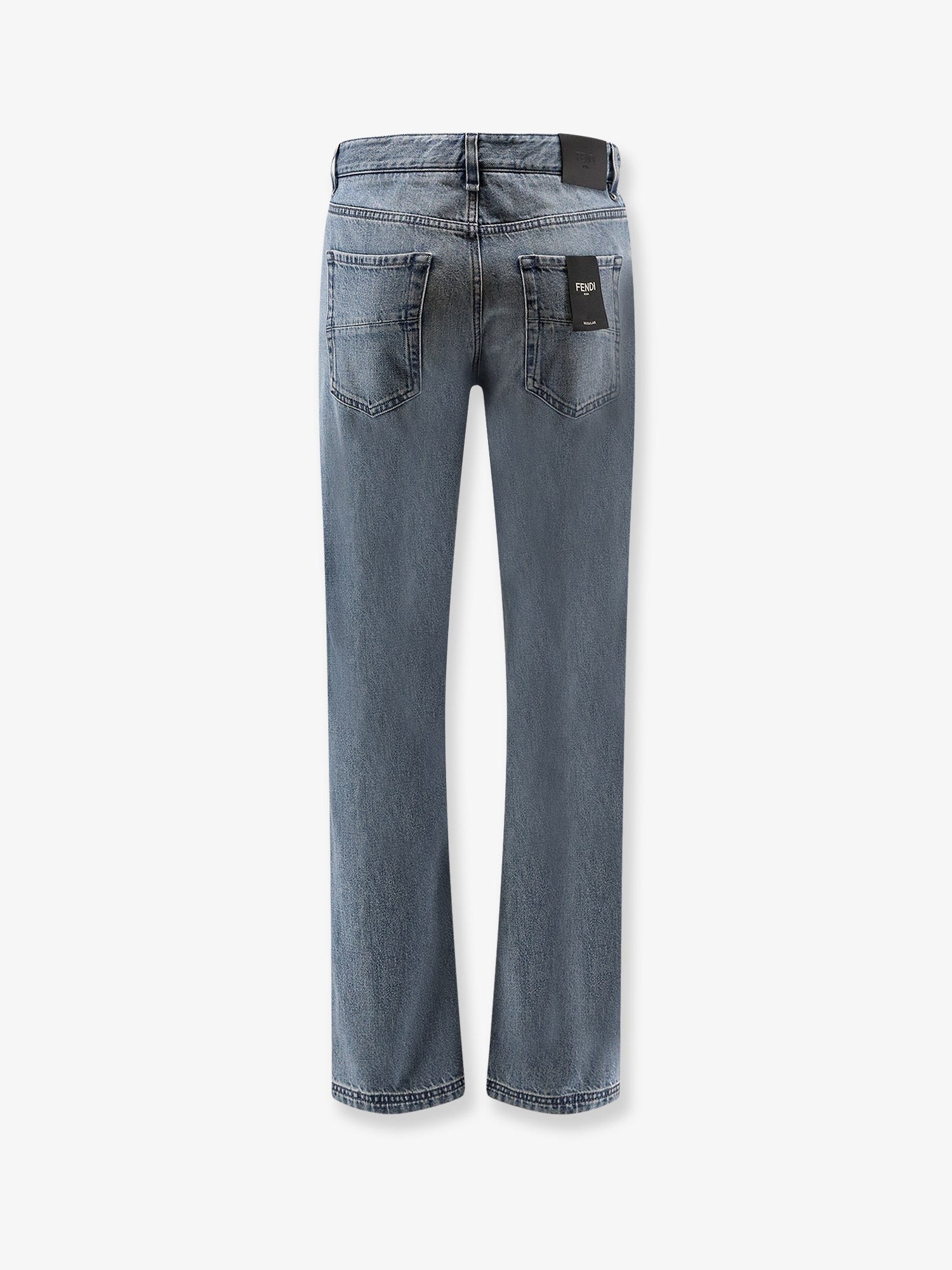 Fendi Men's Denim Jeans Blue