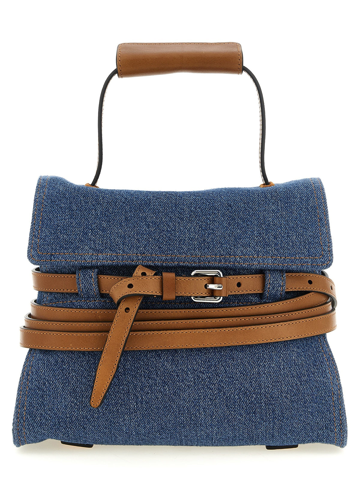 Moschino Regular Tie me Handbag Blue