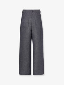 Fendi Men's FF Selleria Jeans Grey