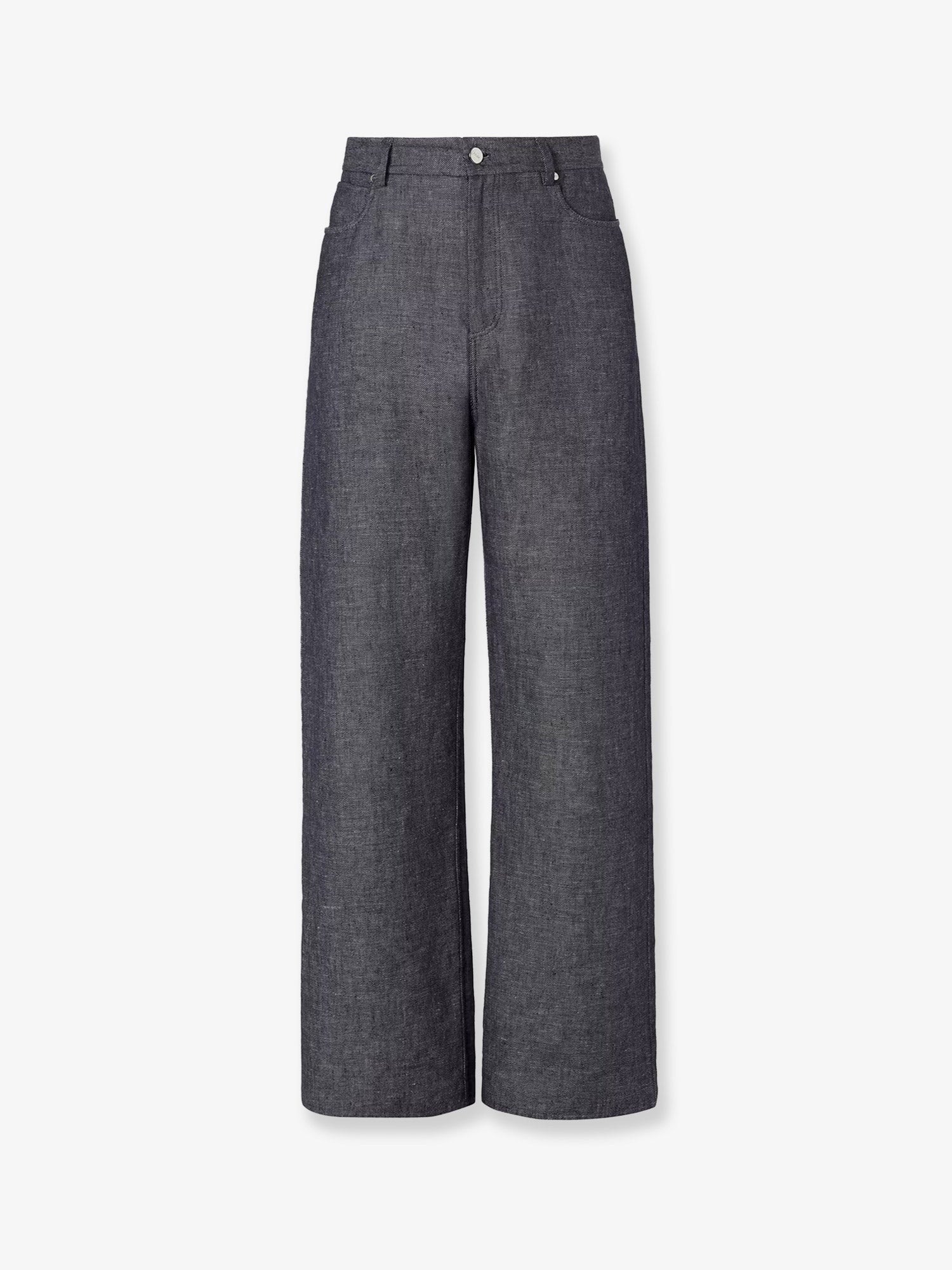 Fendi Men's FF Selleria Jeans Grey