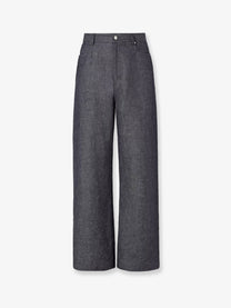 Fendi Men's FF Selleria Jeans Grey