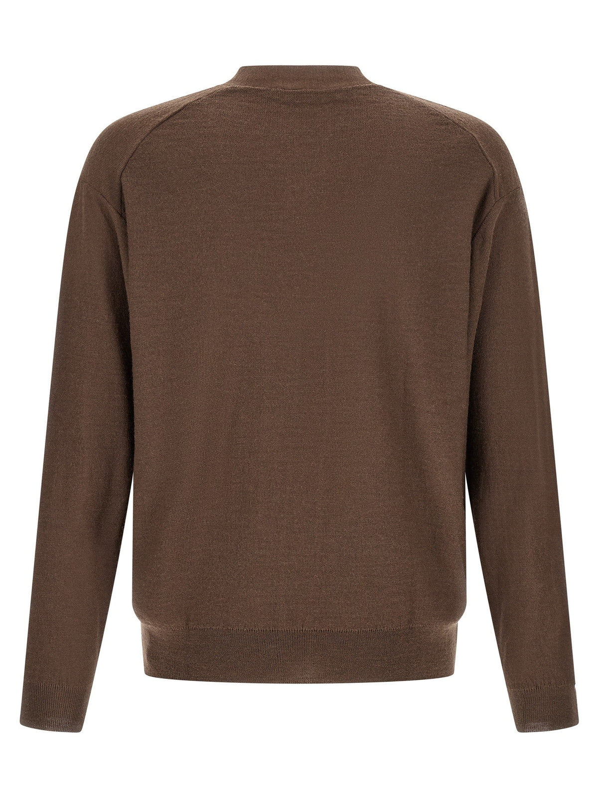 Lemaire Relaxed Twisted Cardigan Brown