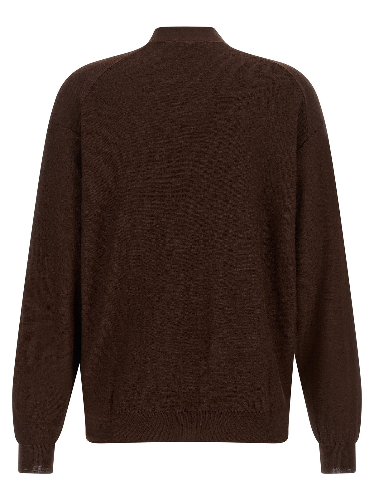 Lemaire Relaxed Twisted Cardigan Red
