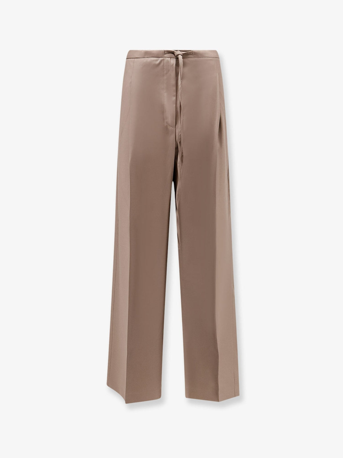 Rohe Women's Relaxed Virgin Wool Trousers Brown