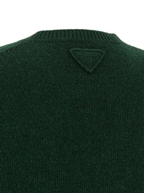 PRADA Removable Cuffs Sweater Green