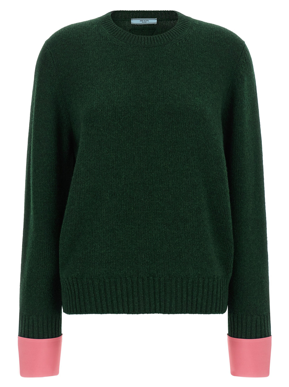 PRADA Removable Cuffs Sweater Green