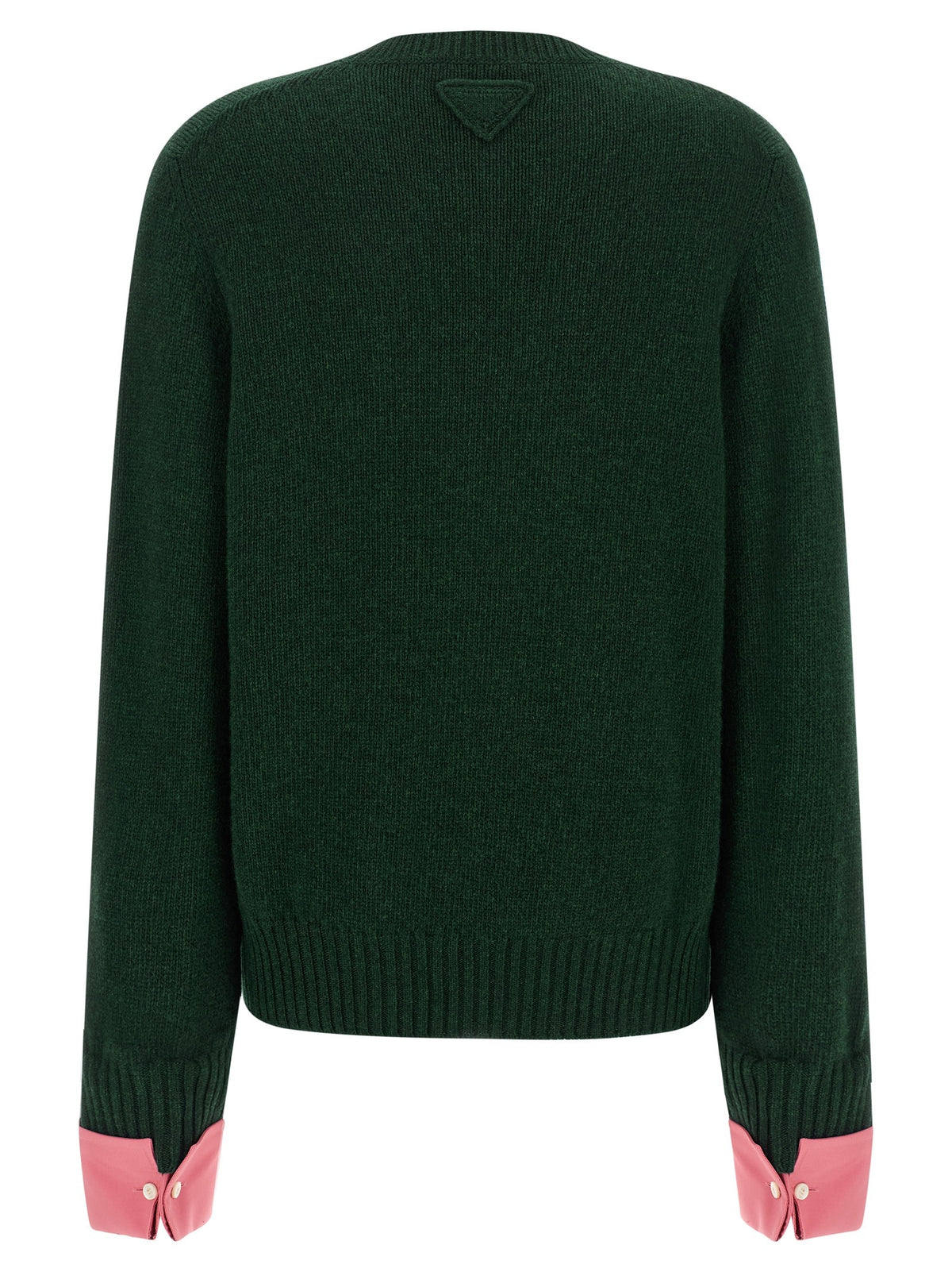 PRADA Removable Cuffs Sweater Green