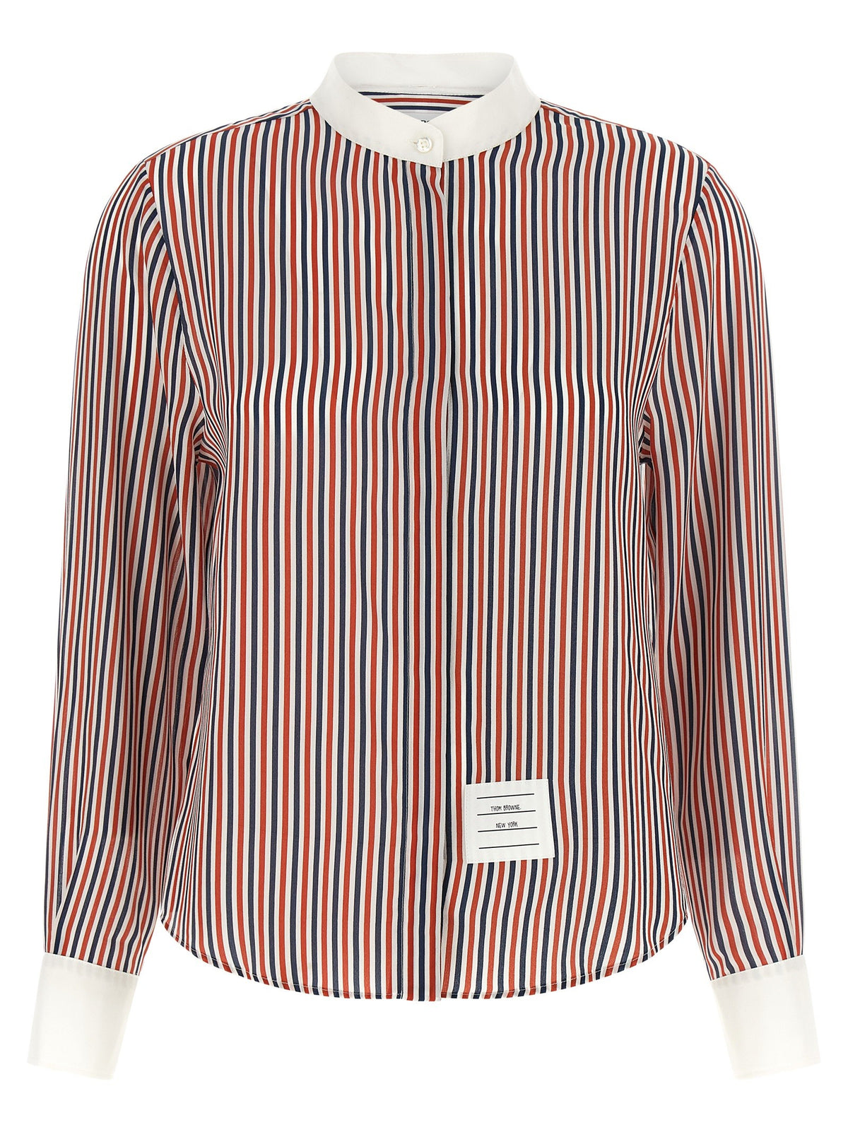 Thom Browne Removable Lavallière Collar Shirt Gold
