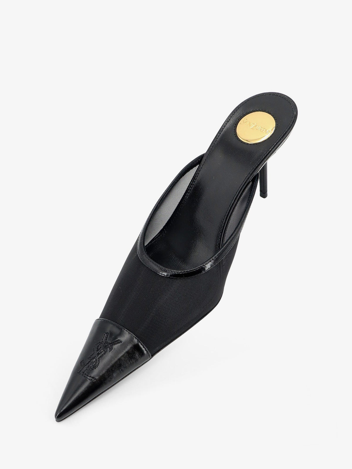 Saint Laurent Women's Renée Mesh Pump Black