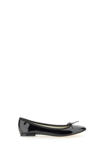 Repetto women’s ballerina cendrillon black patent leather ballet flat with a small bow at the toe
