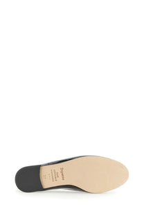 Repetto women’s ballerina cendrillon black flat shoe with sleek glossy patent leather and minimalist design