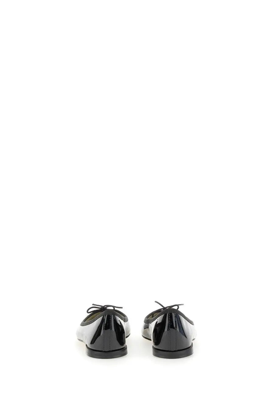 Repetto women’s ballerina cendrillon black patent leather black and white lace-up flats for elegant wear