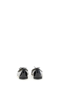 Repetto women’s ballerina cendrillon black patent leather black and white lace-up flats for elegant wear