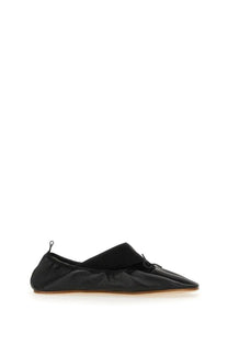 Repetto women’s ballerina gianna black satin ballet flat with pointed toe and elasticized ankle strap
