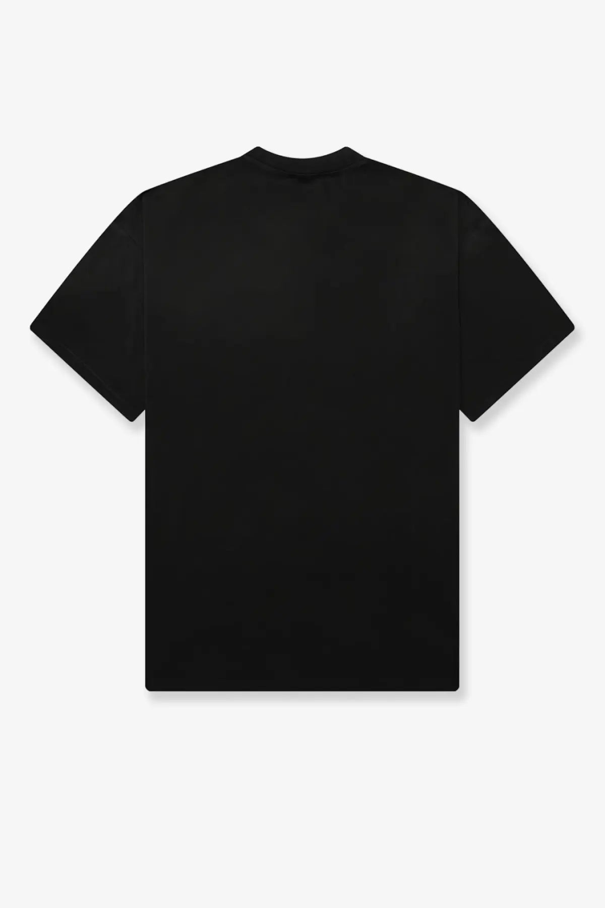 Black represent men’s legacy crest cotton t-shirt with short sleeves solid color no logos or graphics