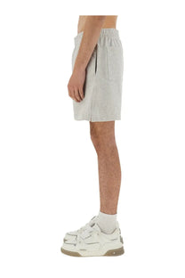 Represent men’s short initial grey light gray relaxed-fit shorts with drawstring waistband and side pockets
