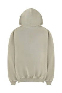 Beige represent men’s thoroughbred hoodie with relaxed fit hooded sweatshirt and ribbed cuffs